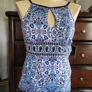 Ellen Tracy Swim Top